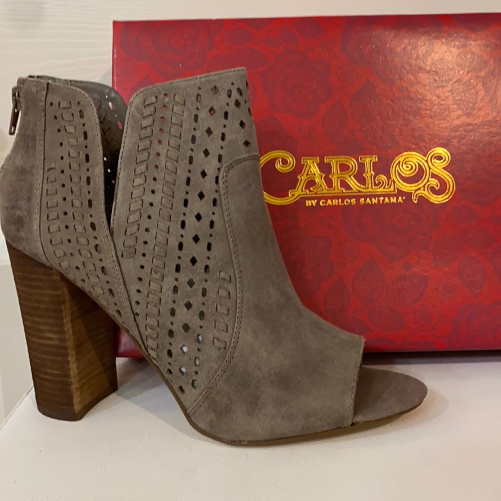 Carols By Carlos Santana Opened Toe Bootie